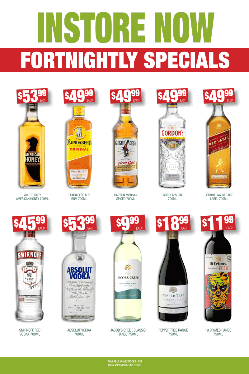 November Bottle Shop Specials West Ryde